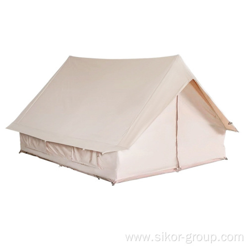 Camp Indian Tent Outdoor Double Camping Hut Tent Thicken Cotton Camping Eaves Tent